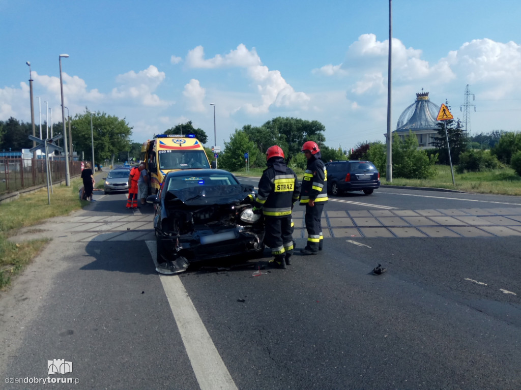 Kolizja na Szosie Bydgoskiej