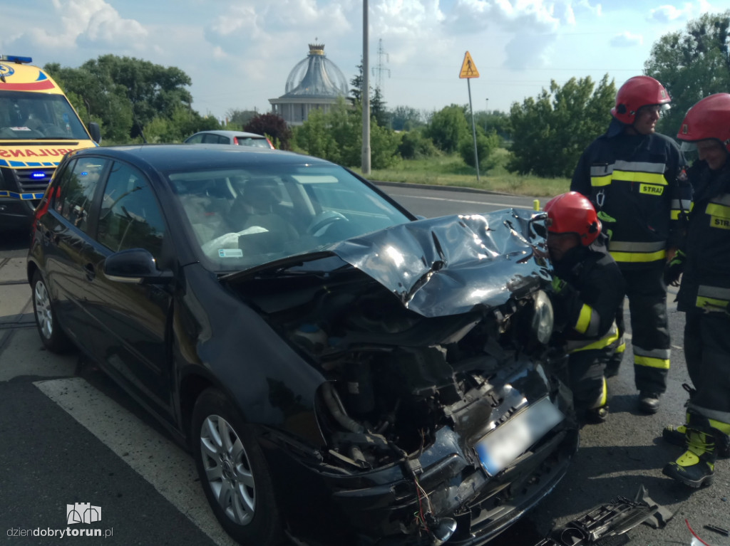 Kolizja na Szosie Bydgoskiej