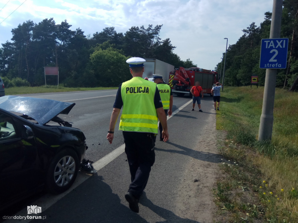 Kolizja na Szosie Bydgoskiej