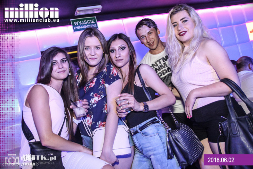 Sobotnia impreza w klubie Milion