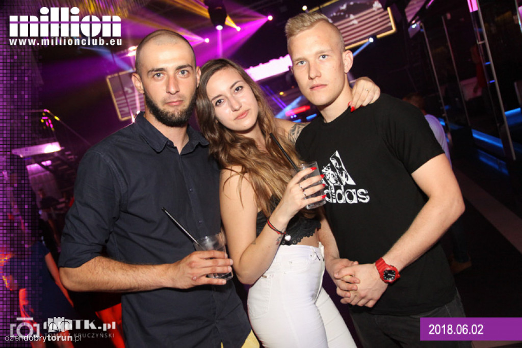 Sobotnia impreza w klubie Milion