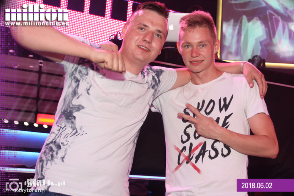 Sobotnia impreza w klubie Milion