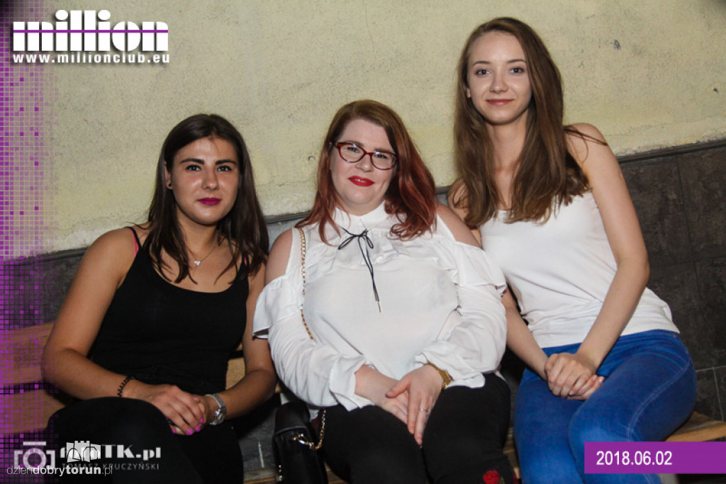 Sobotnia impreza w klubie Milion