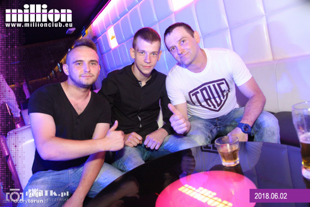 Sobotnia impreza w klubie Milion
