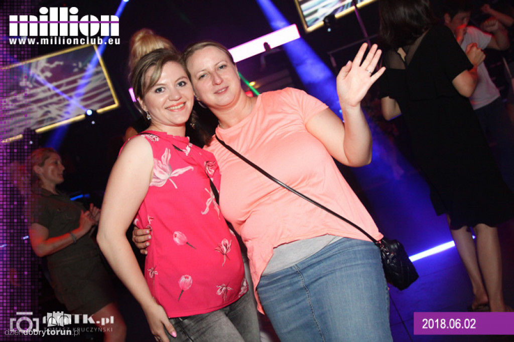 Sobotnia impreza w klubie Milion