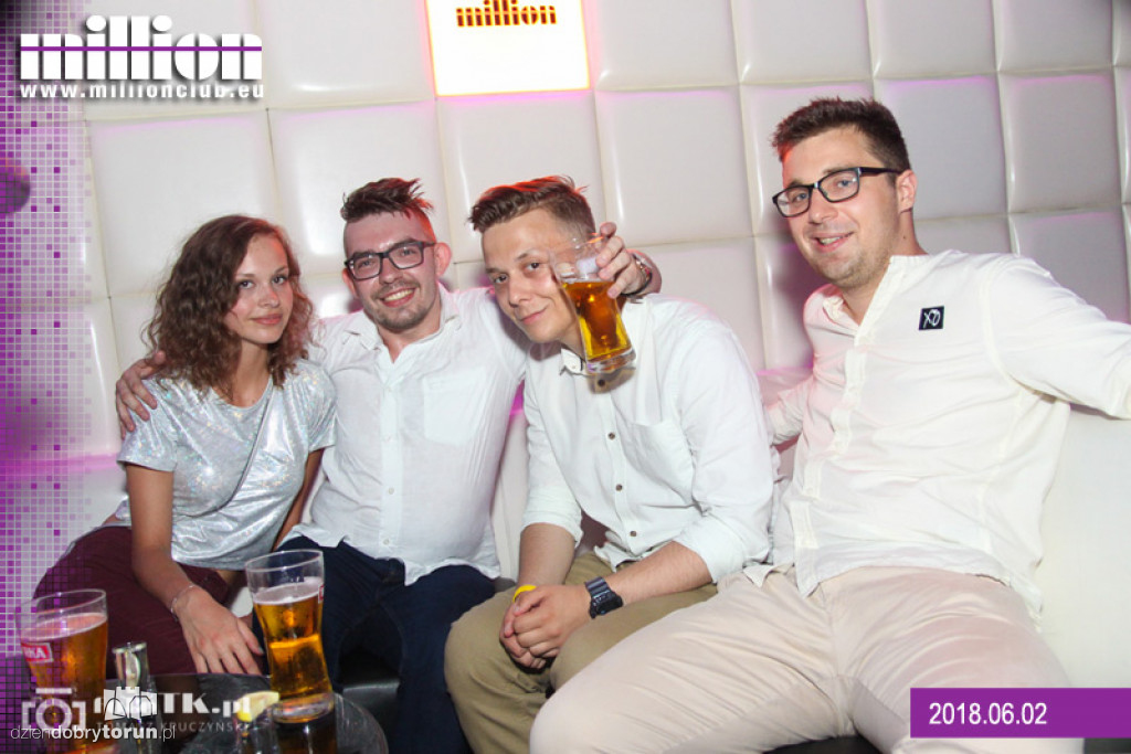 Sobotnia impreza w klubie Milion