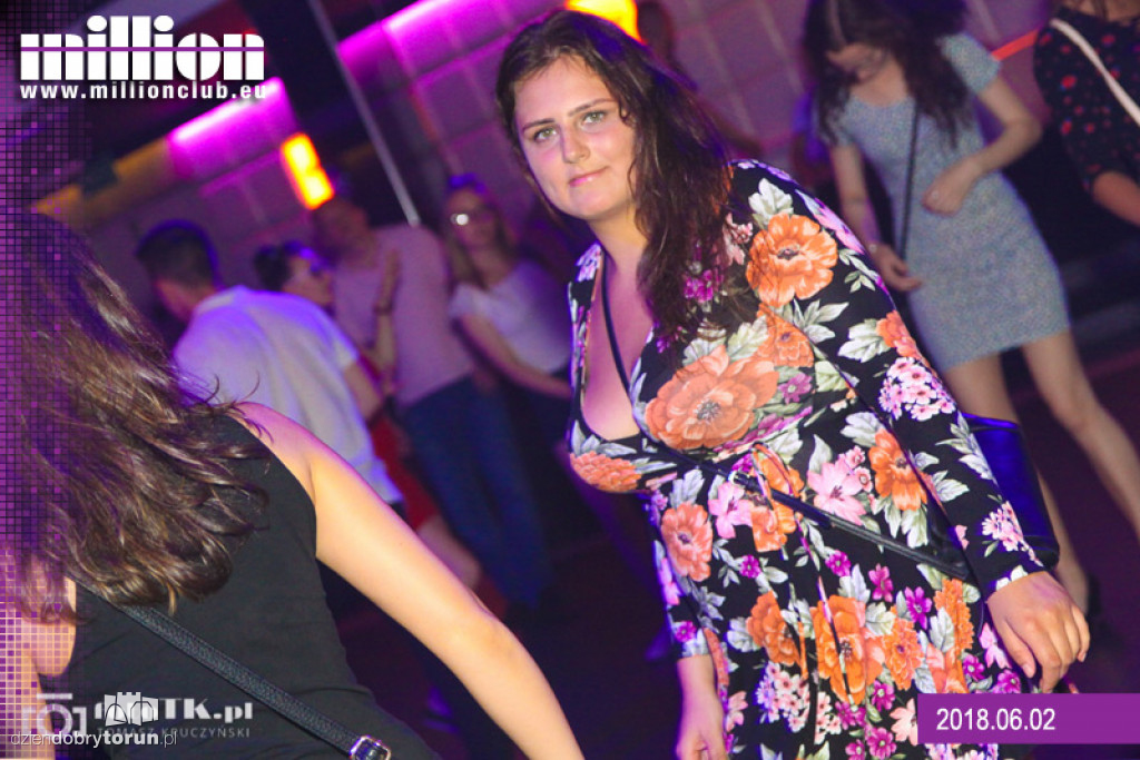 Sobotnia impreza w klubie Milion