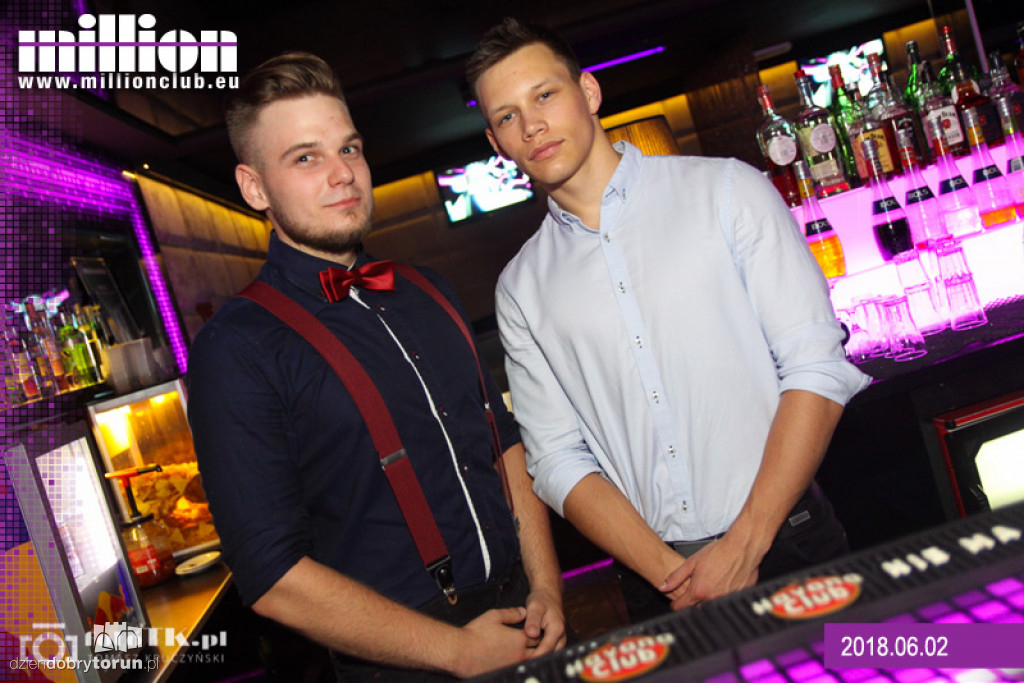 Sobotnia impreza w klubie Milion