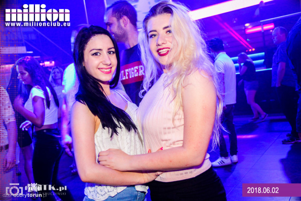 Sobotnia impreza w klubie Milion