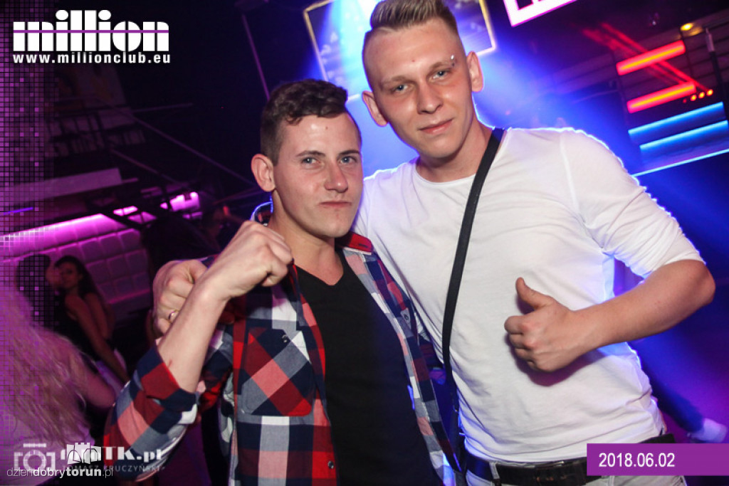 Sobotnia impreza w klubie Milion
