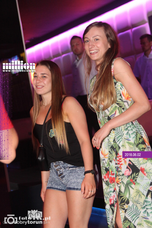 Sobotnia impreza w klubie Milion