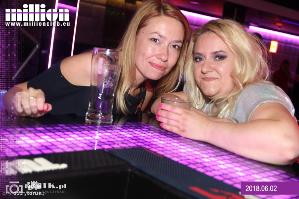 Sobotnia impreza w klubie Milion