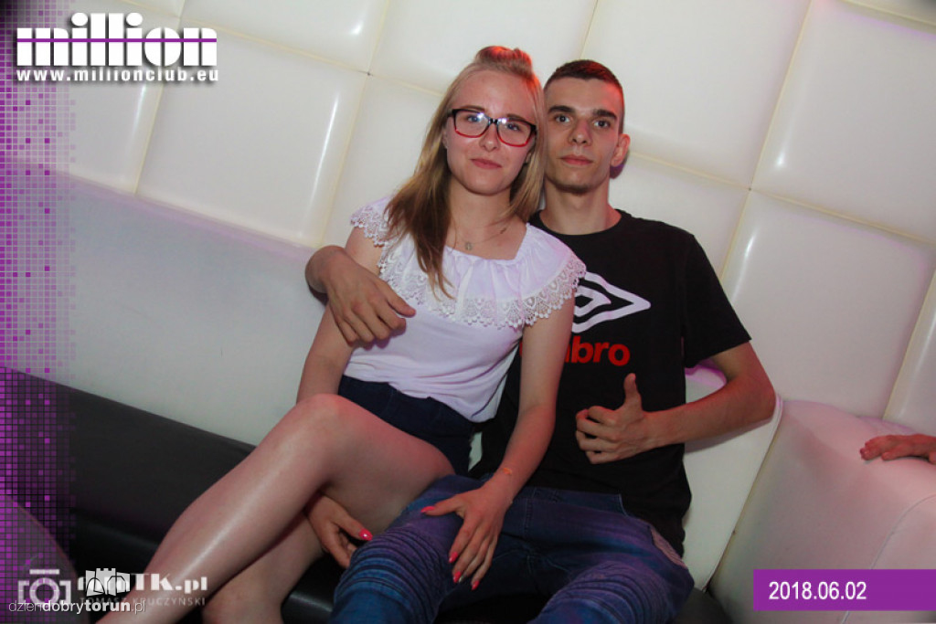 Sobotnia impreza w klubie Milion