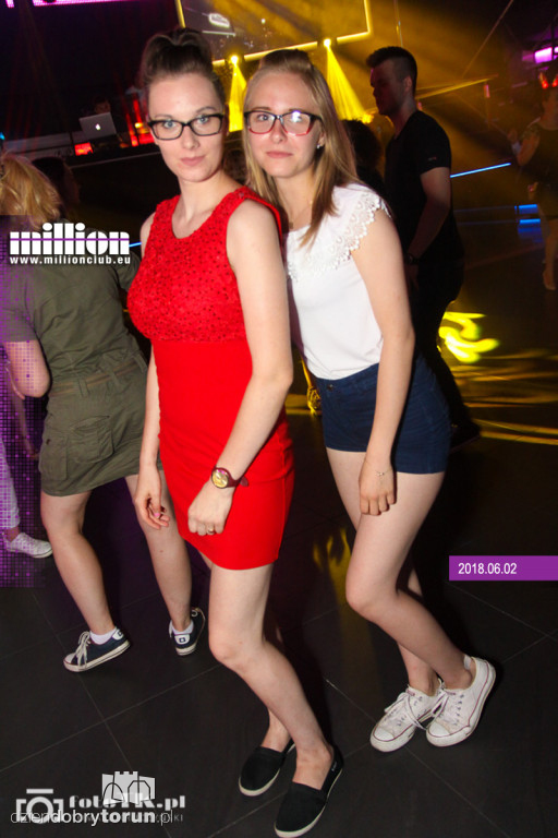Sobotnia impreza w klubie Milion