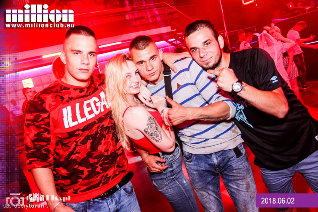 Sobotnia impreza w klubie Milion
