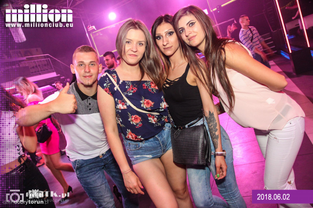 Sobotnia impreza w klubie Milion