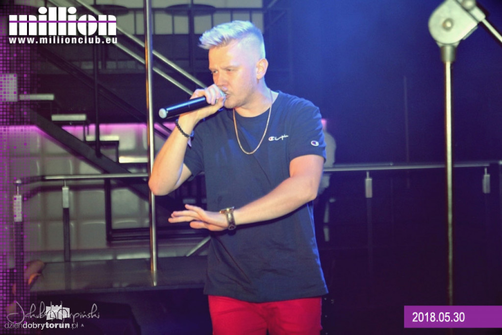 Sobotnia impreza w klubie Milion