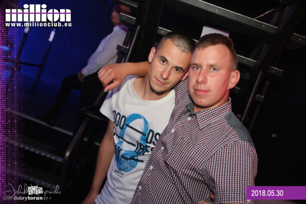 Sobotnia impreza w klubie Milion