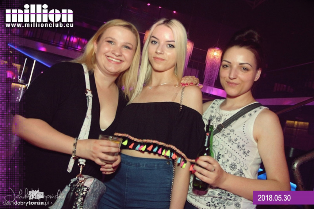 Sobotnia impreza w klubie Milion