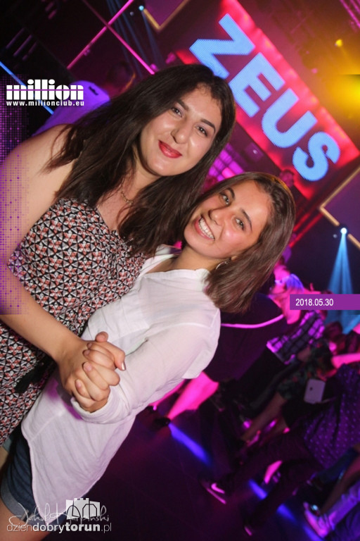Sobotnia impreza w klubie Milion
