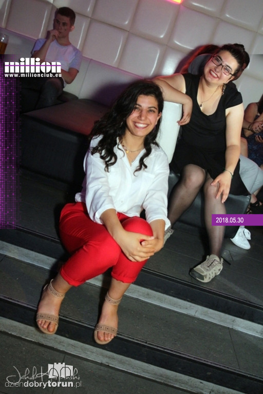 Sobotnia impreza w klubie Milion