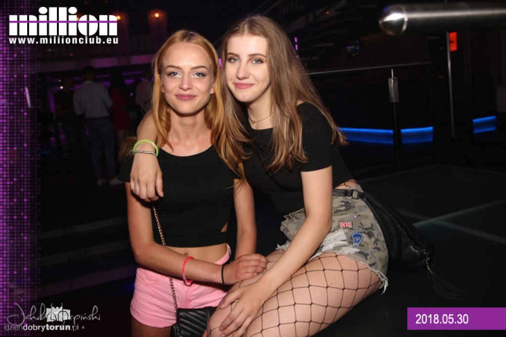 Sobotnia impreza w klubie Milion