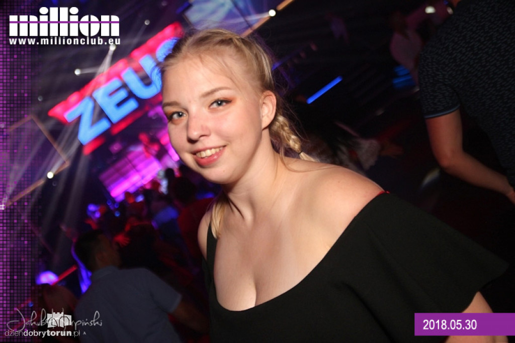Sobotnia impreza w klubie Milion