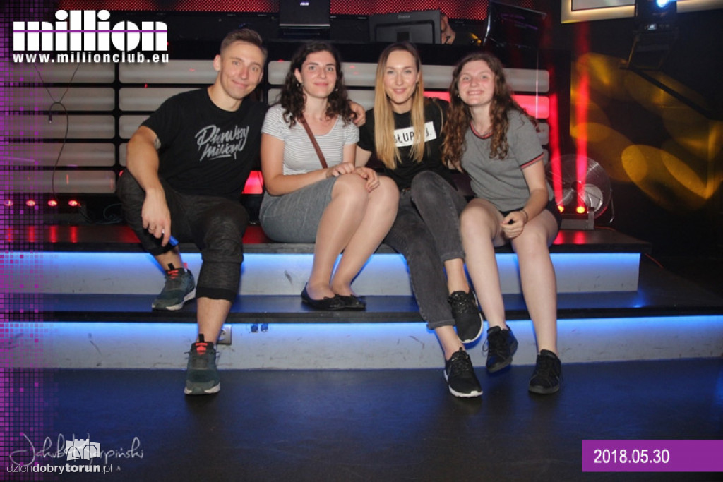 Sobotnia impreza w klubie Milion