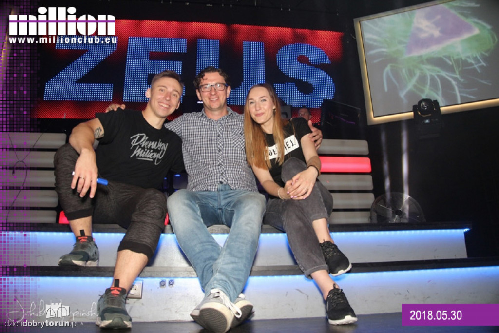 Sobotnia impreza w klubie Milion
