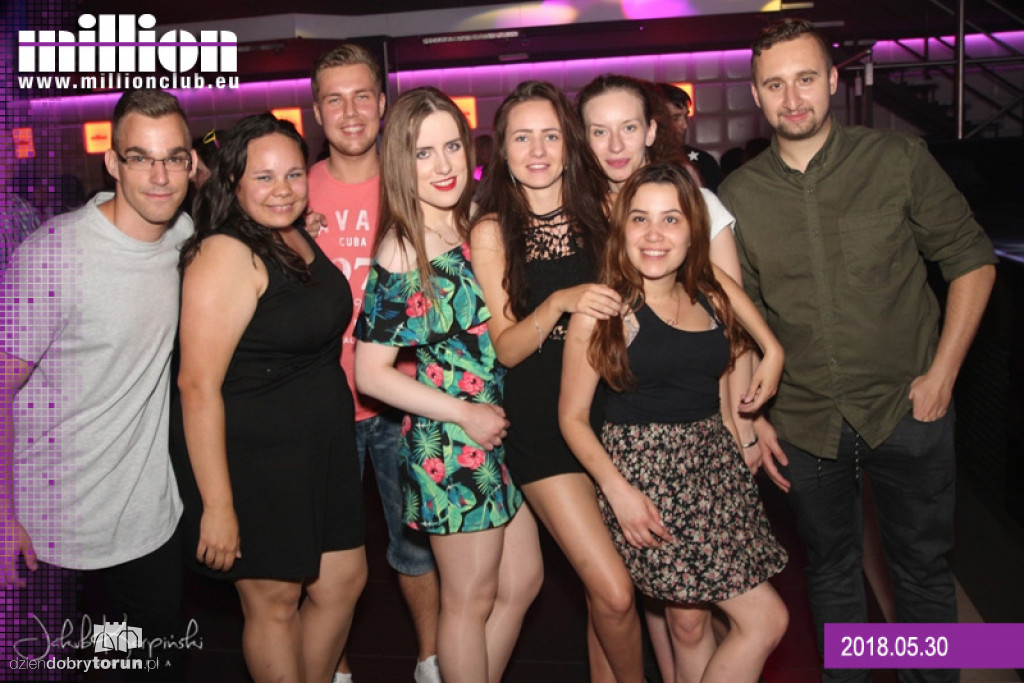 Sobotnia impreza w klubie Milion