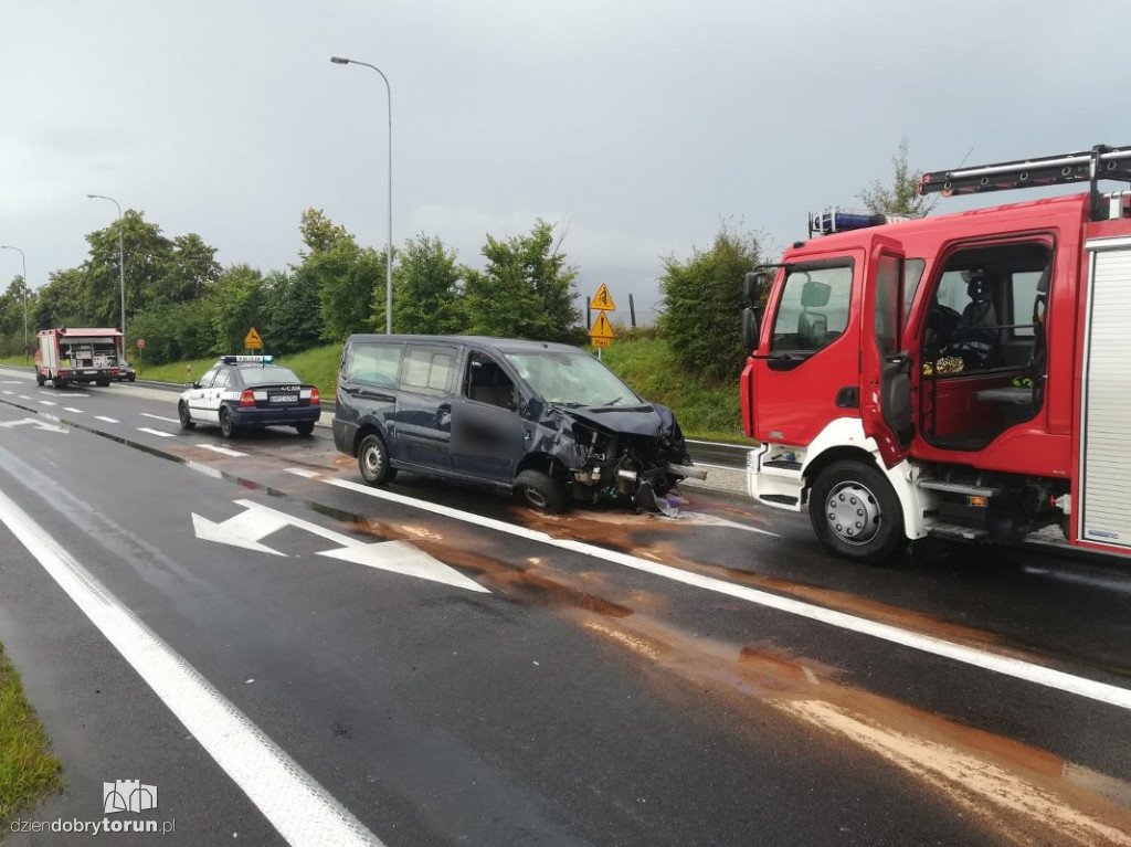 Bardzo groźna kolizja w Kończewicach