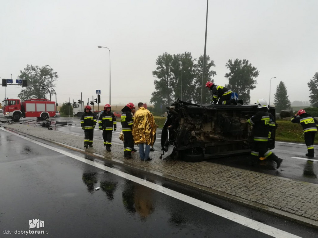 Bardzo groźna kolizja w Kończewicach