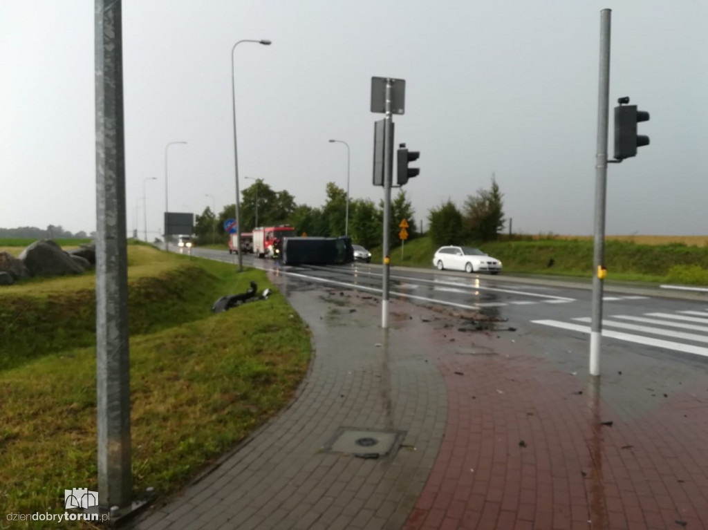 Bardzo groźna kolizja w Kończewicach