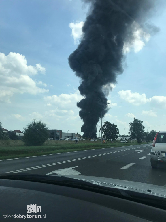 Gigantyczny pożar zakładu Ekochem
