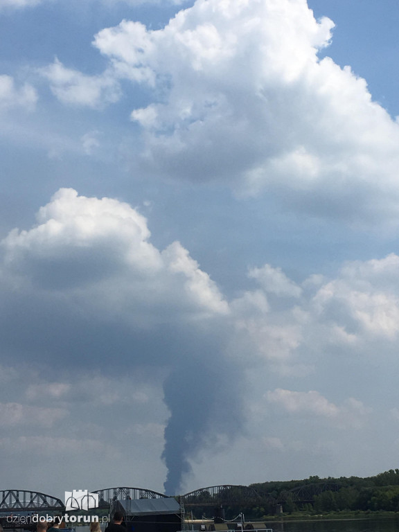 Gigantyczny pożar zakładu Ekochem