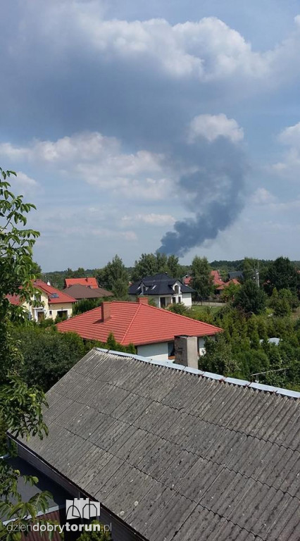 Gigantyczny pożar zakładu Ekochem