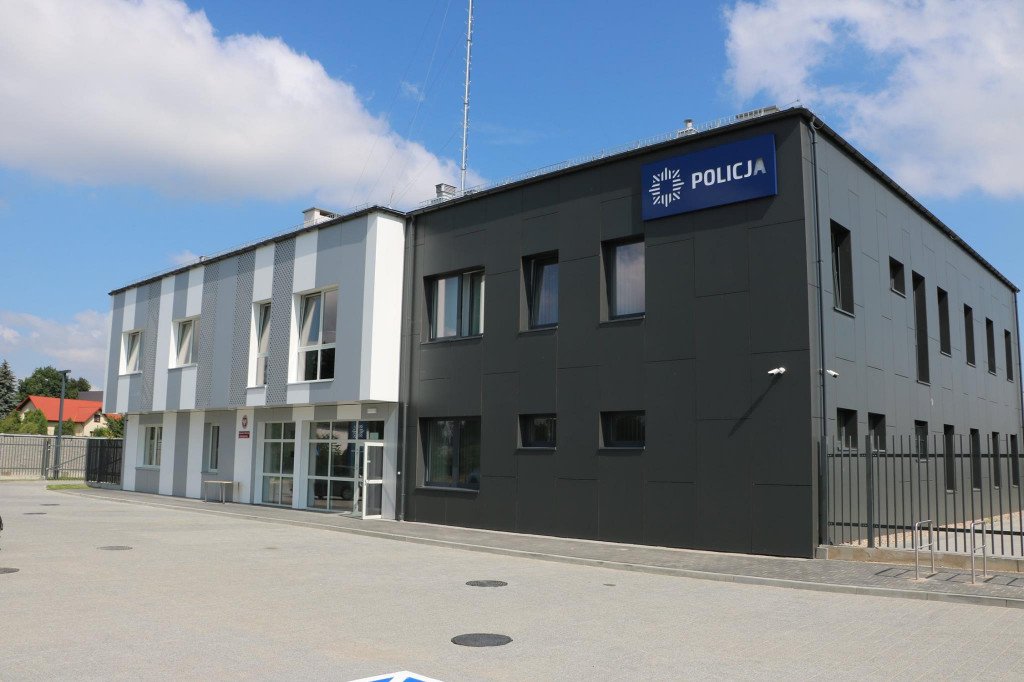Otwarcie komisariatu w Dobrzejewicach