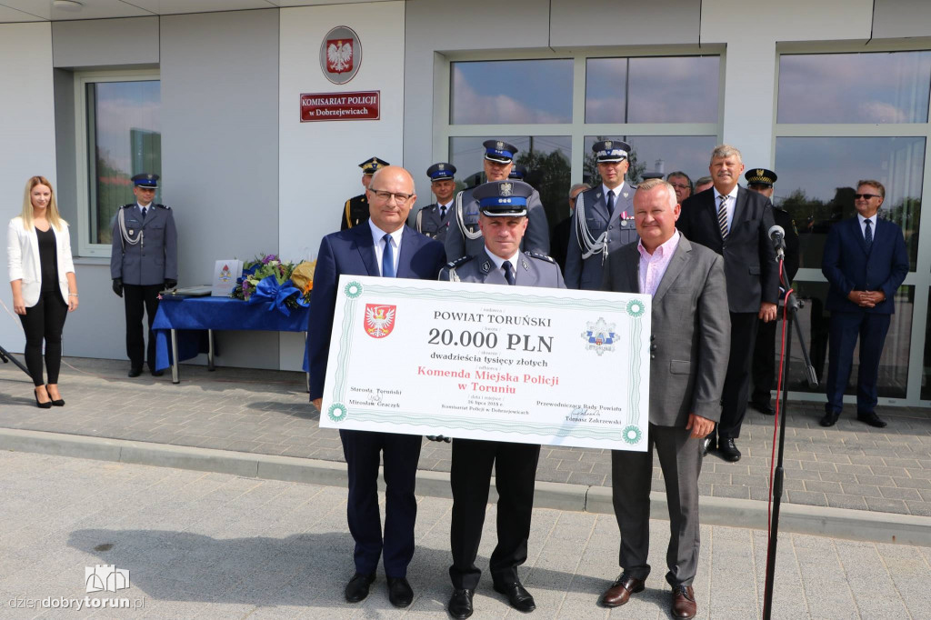 Otwarcie komisariatu w Dobrzejewicach