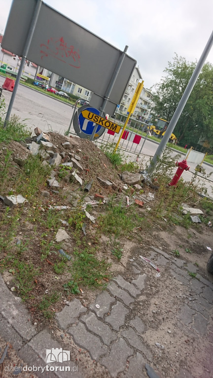 Bałagan przy Szosie Chełmińskiej