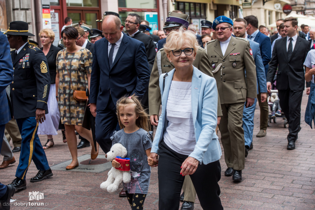 Parada wojskowa w Toruniu