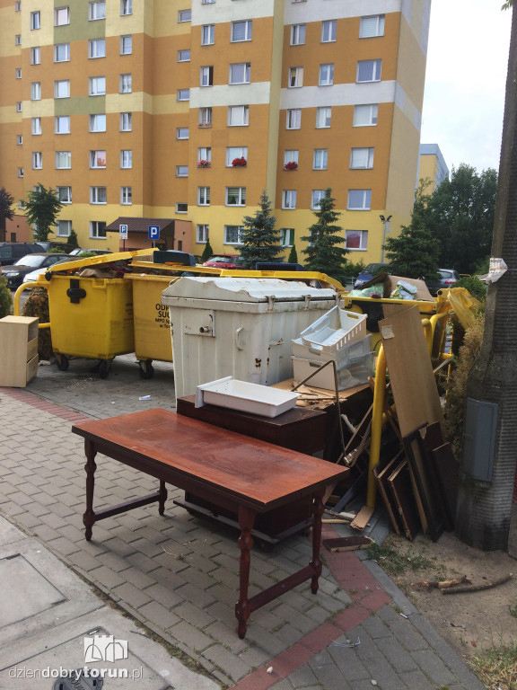 Śmieciowisko przy ul. Młodzieżowej