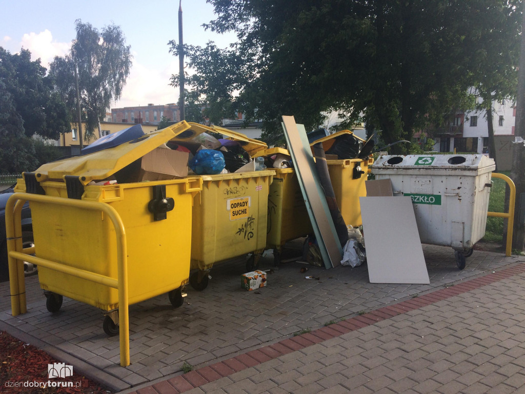 Śmieciowisko przy ul. Młodzieżowej