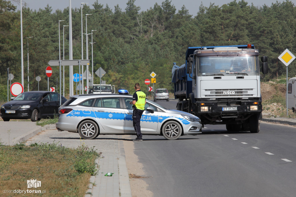 Akcja saperów na tzw. osiedlu JAR