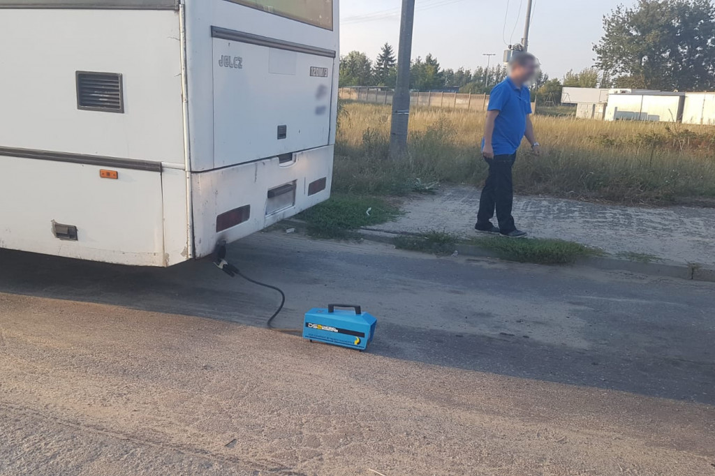 Akcja policji - Autobusowy smog