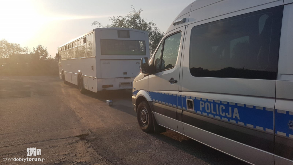 Akcja policji - Autobusowy smog