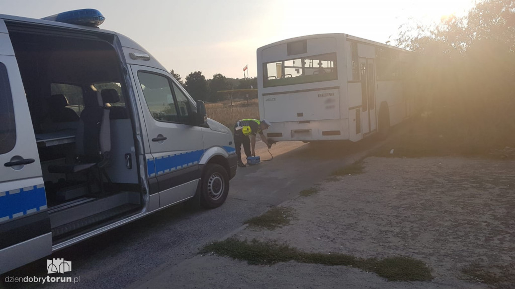 Akcja policji - Autobusowy smog