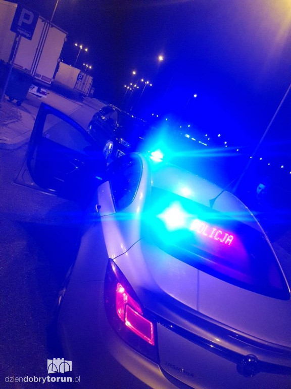 Złodziej złapany na autostradzie pod Toruniem