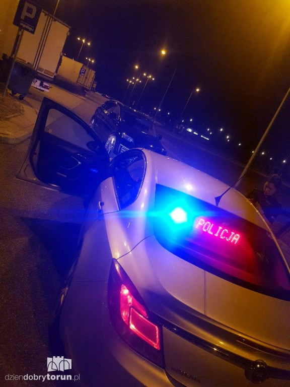 Złodziej złapany na autostradzie pod Toruniem