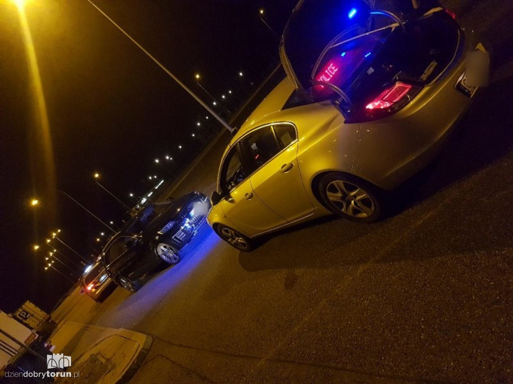 Złodziej złapany na autostradzie pod Toruniem