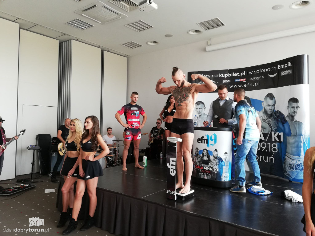 Oficjalne ważenie przed galą EFN19
